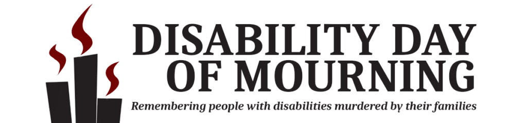 Image of Disability Day of Mourning Logo