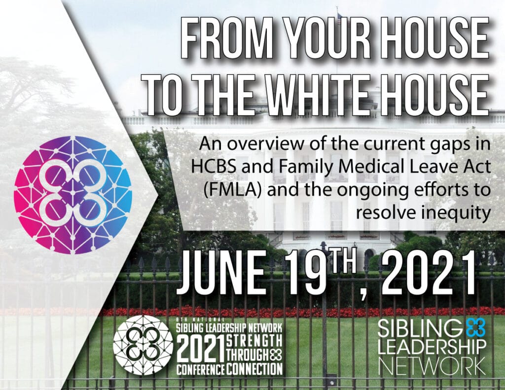 Event title card with image of the white house