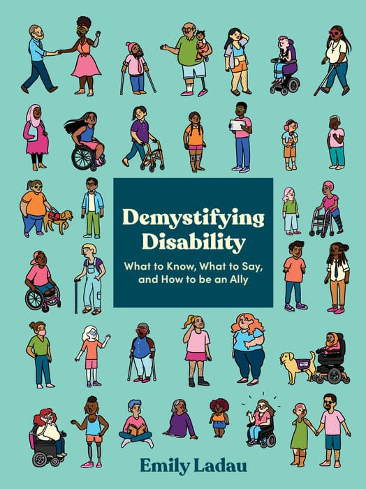 book cover with colorful illustrations of individuals with disabilities